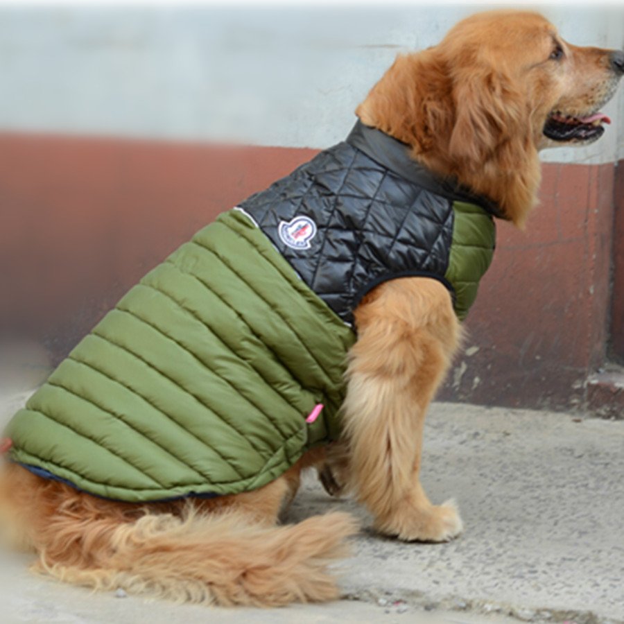2017 Big Dog Clothes Warm Winter Vest Jacket Coat Clothing ...
