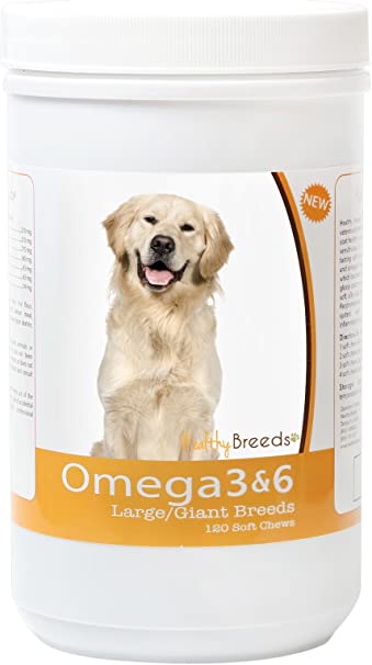 Amazon.com : Healthy Breeds Dog Omega 3 &  6 Fish Oil Soft Chews for ...