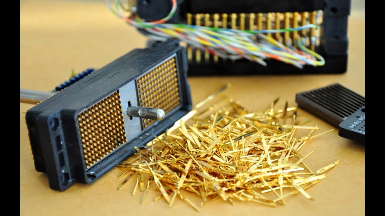 Easy Gold recovery Electronic Connectors,pins gold plated ...