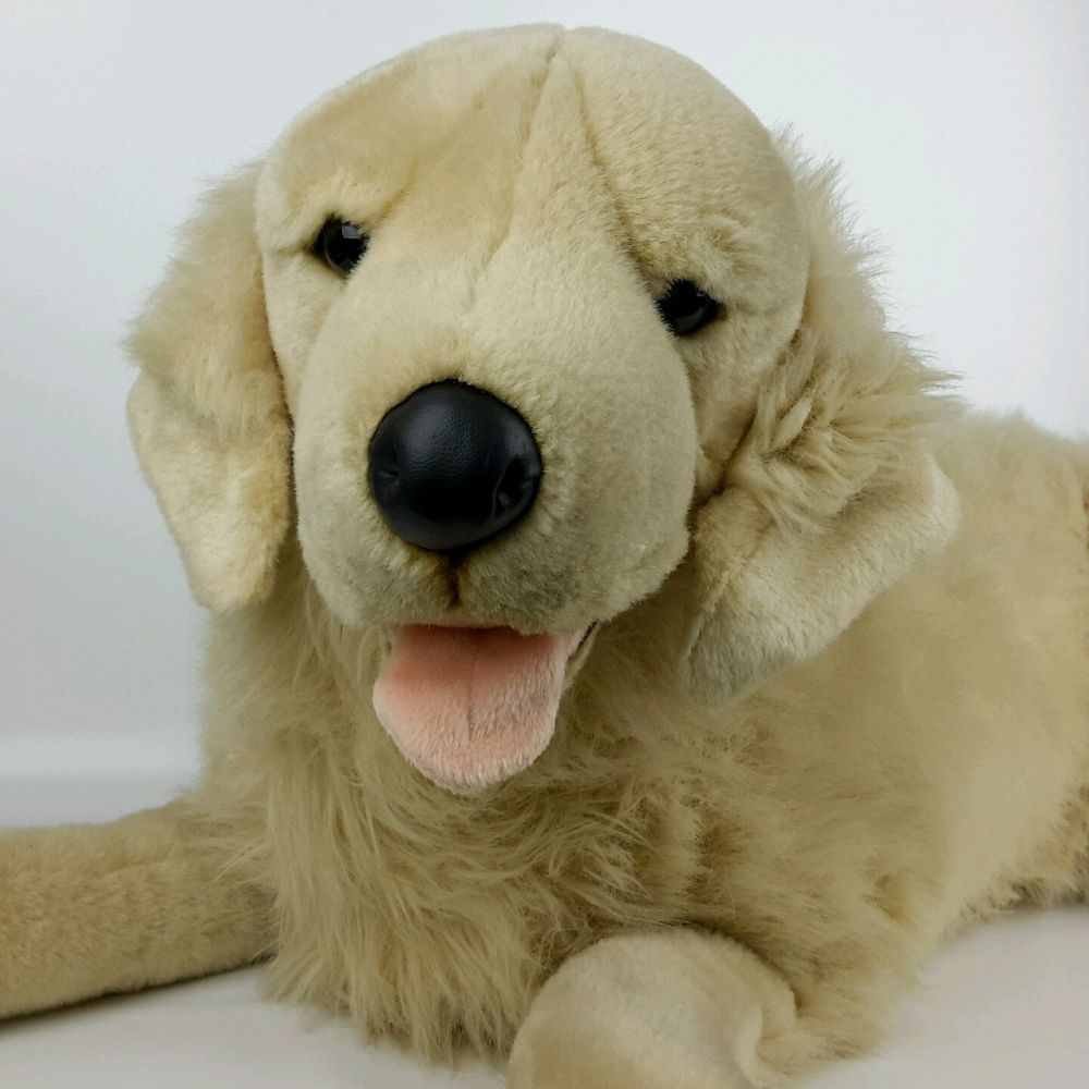 Golden Retriever Prima Large Plush 29 in long Dog Stuffed Animal Yellow ...