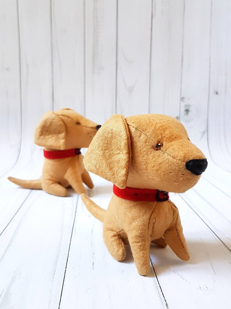 Golden retriever stuffed animal dog gift for her plush dog