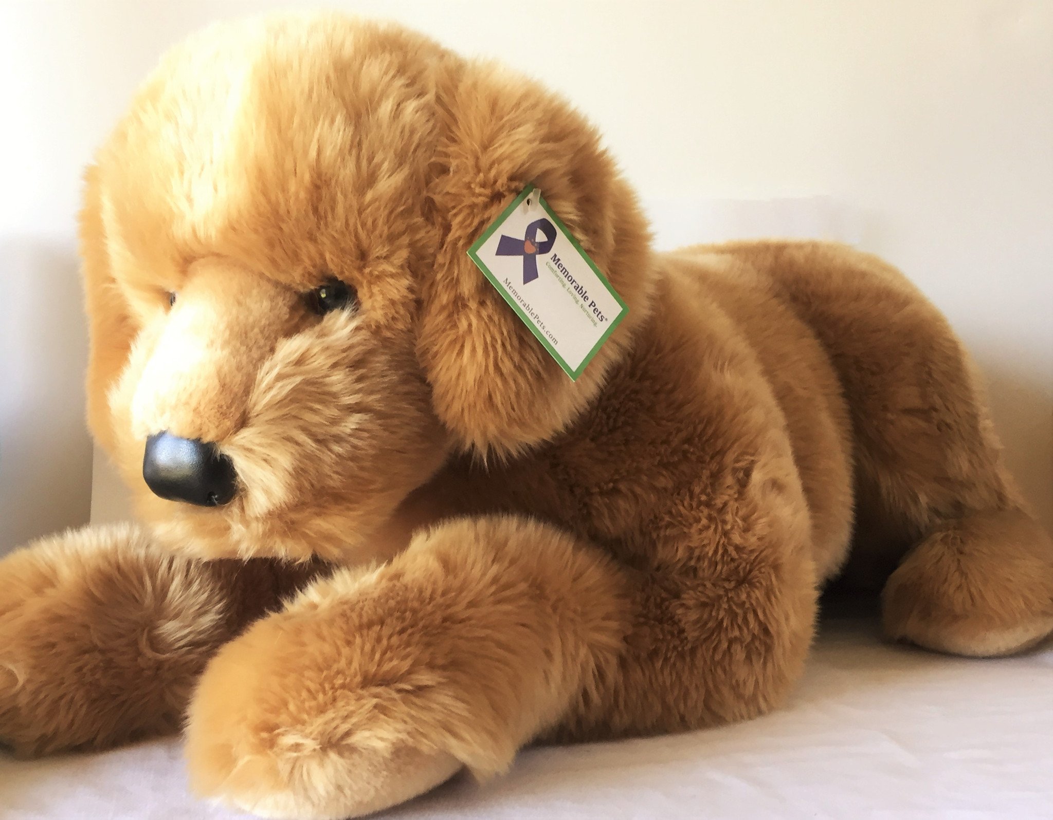 Golden Retriever Stuffed Toy for Seniors and People with ...