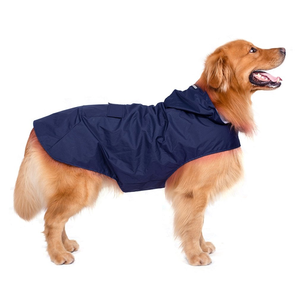 Reflective Pet Clothes Rainwear New Large Dog Raincoat ...