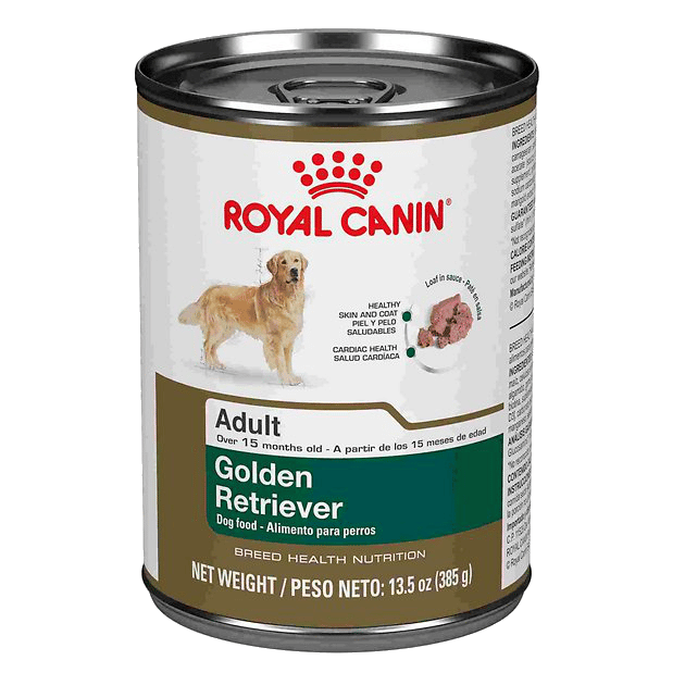 Royal Canin Golden Retriever Loaf in Sauce Canned Dog Food vs. Sundays ...