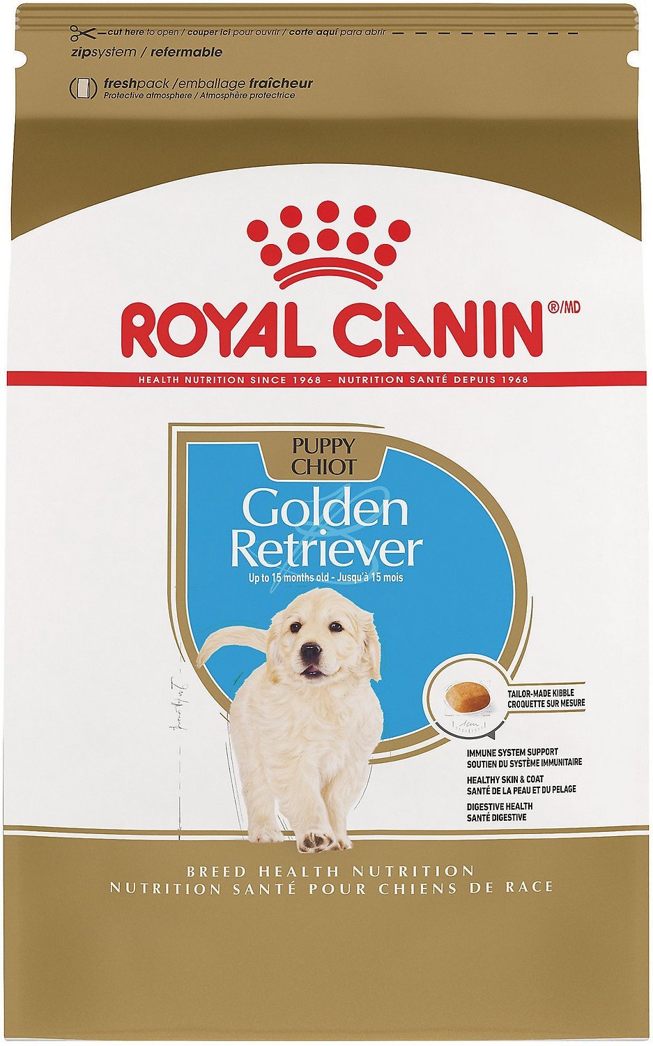 ROYAL CANIN Golden Retriever Puppy Dry Dog Food, 30