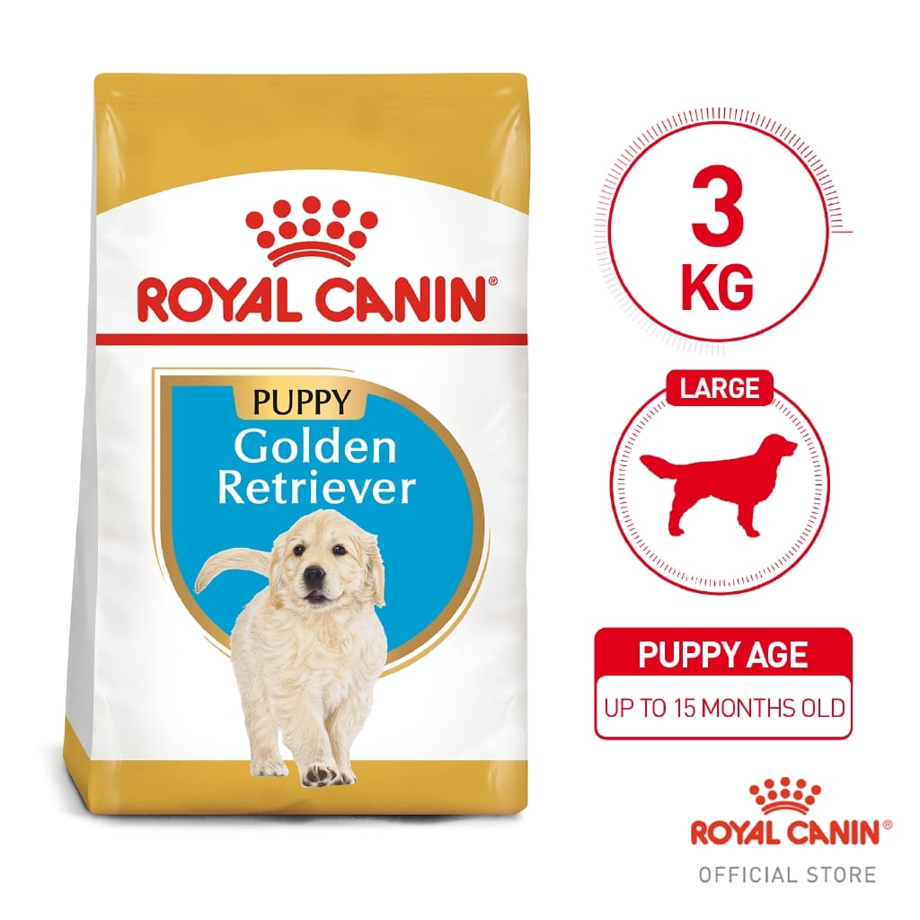 Royal Canin Golden Retriever Puppy Dry Dog Food (3kg)